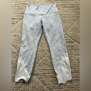 Lululemon Wunder Under Crop High Rise Roll down scallop